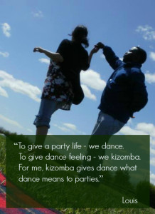 Kizomba gives dance feeling