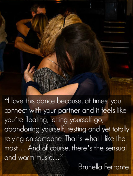 I love kizomba because you connect with your partner and it feels like you're floating.
