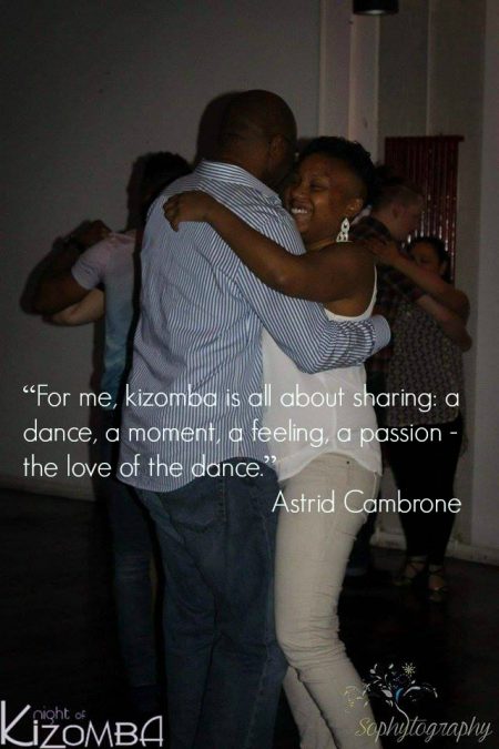Kizomba is about sharing